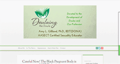 Desktop Screenshot of doulaingthedoula.com